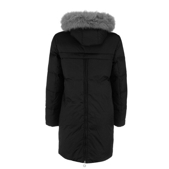 索欧特韩版修身款羽绒服 黑色