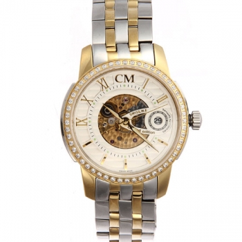 cm伯尔尼纳铁轨白面纪念机械表