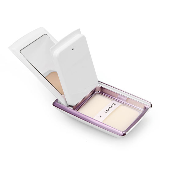 兰芝雪晶丝滑轻盈防晒手机粉饼美白spf252