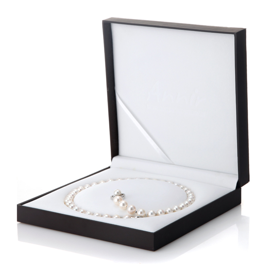 安妮AAA级奢华珍珠项链10-11mm 白色