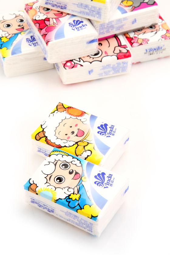 维达喜羊羊迷你维达纸巾纸三层10