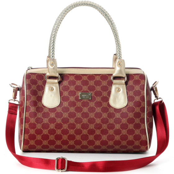 纳薇金色年华女包四件组咖啡色