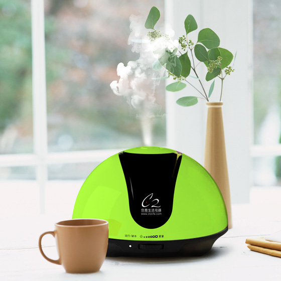 创意生活电器超声波加湿器chu-15b 白色