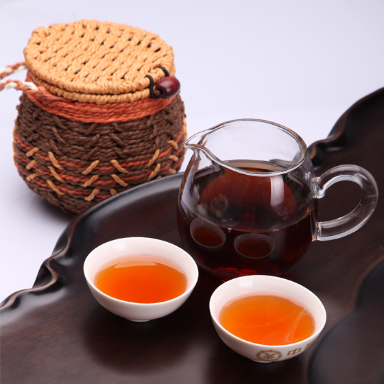 [中粮]中茶广西黑茶六堡茶箩装 温性茶 1+6套组实惠装