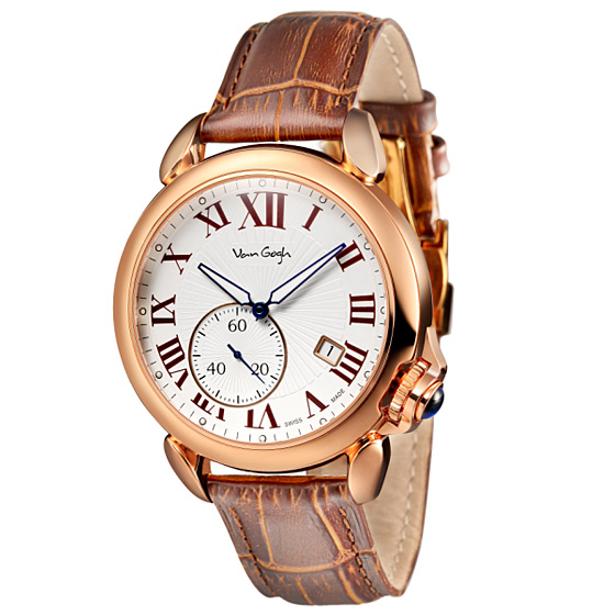 梵高太阳花系列典藏机械腕表男