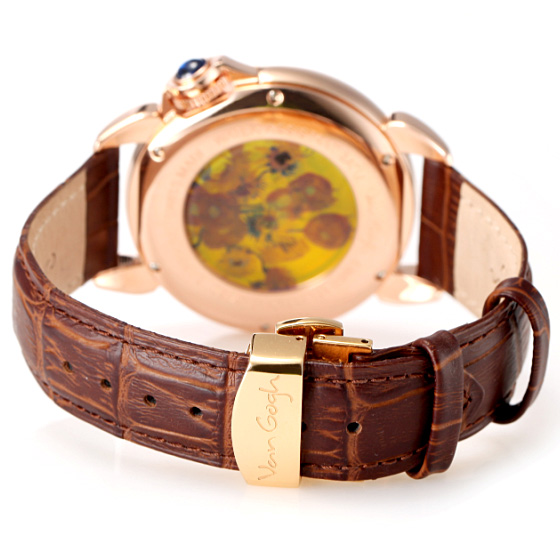 梵高太阳花系列典藏机械腕表男