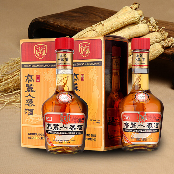 韩国乐天高丽人参酒2瓶特惠组