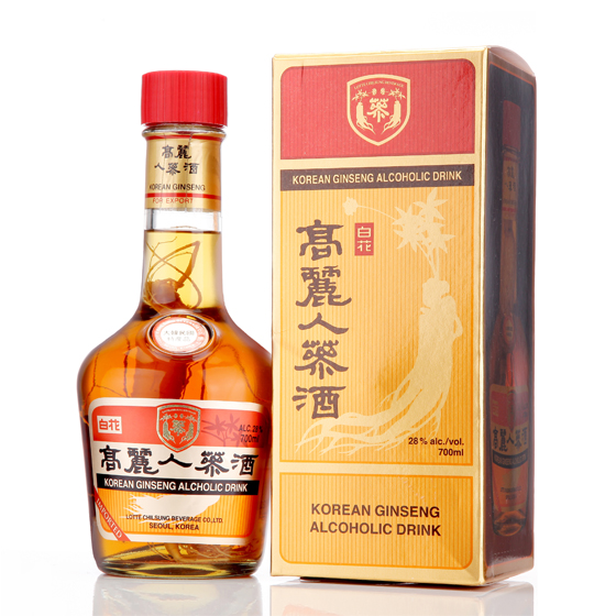 韩国乐天高丽人参酒2瓶特惠组