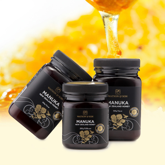 新西兰原装进口沃森麦卢卡8蜂蜜超值组棕色