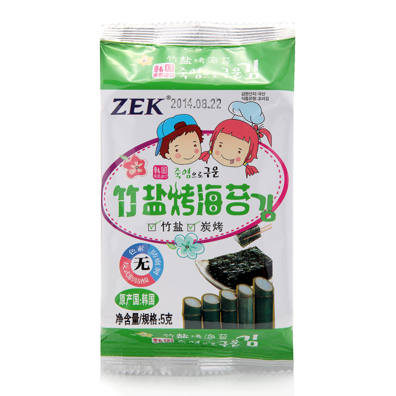 ZEK烤海苔6袋特惠组（18小包）