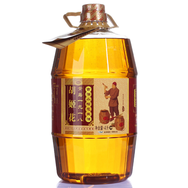胡姬花古法小榨花生油4l