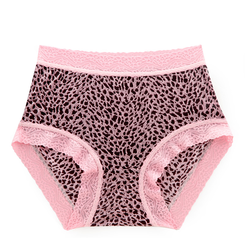 【tv商品】阙兰绢时尚豹纹100%蚕丝内裤5件组
