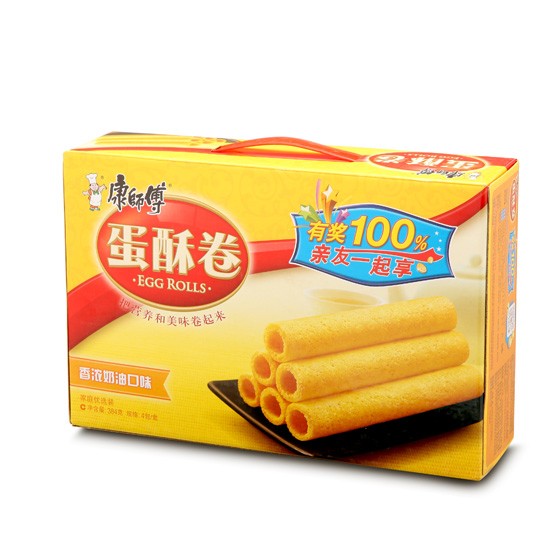康师傅蛋酥卷黄色