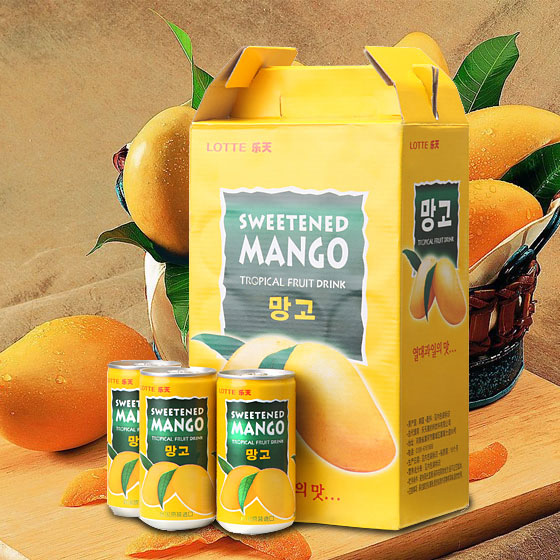 乐天芒果汁饮料15罐超值组 黄色