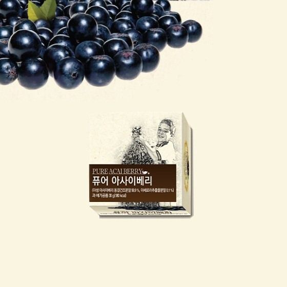 海外购韩国阿萨伊浆果粉12盒超值组