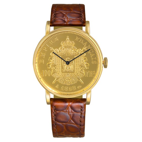 polo mark金币对表 金色