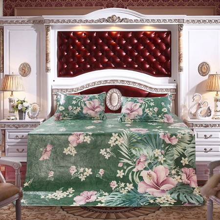        梦洁 植物鞣制彩绘牛皮席