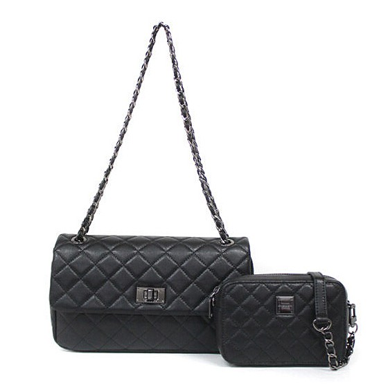 海外购韩国sisley菱形牛皮包组合