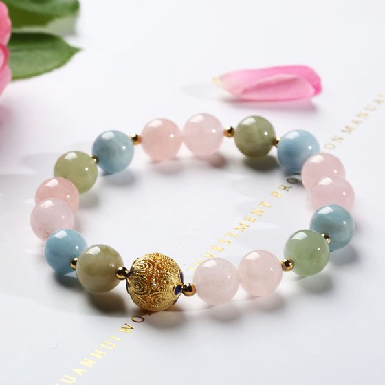 曼丽翠糖果之趣绿柱石手链