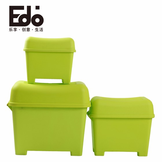 EDO 小号储物凳子 绿色