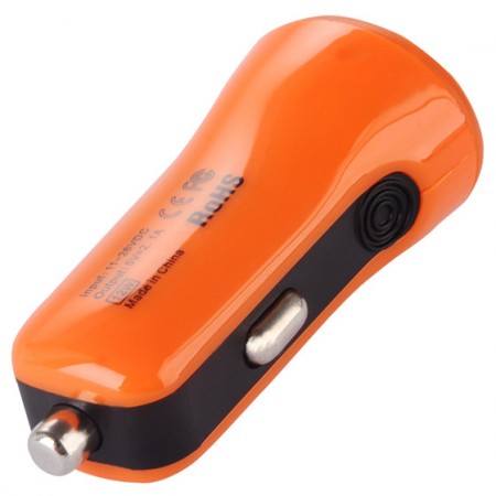 倍思充动系列CCALL-CR07 双USB运动车充 橙色