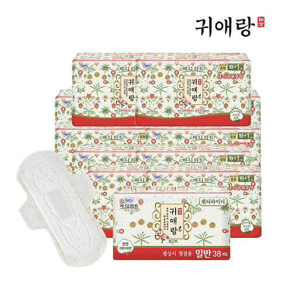 海外购韩国贵爱娘卫生巾10+1超值组