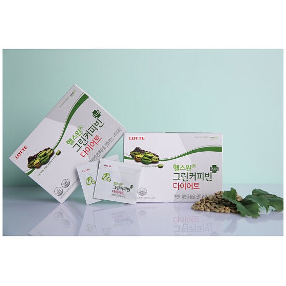 海外购韩国进口营养咖啡纤体片2盒（8周量）