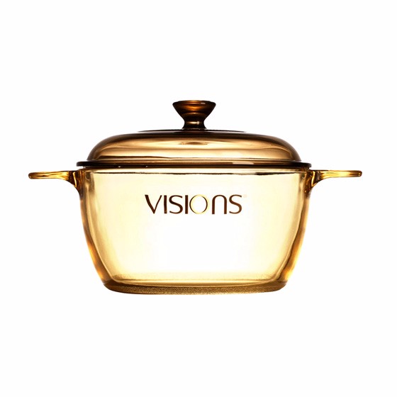 康宁VISIONS 0.8L+1.5L晶彩透明锅二件套