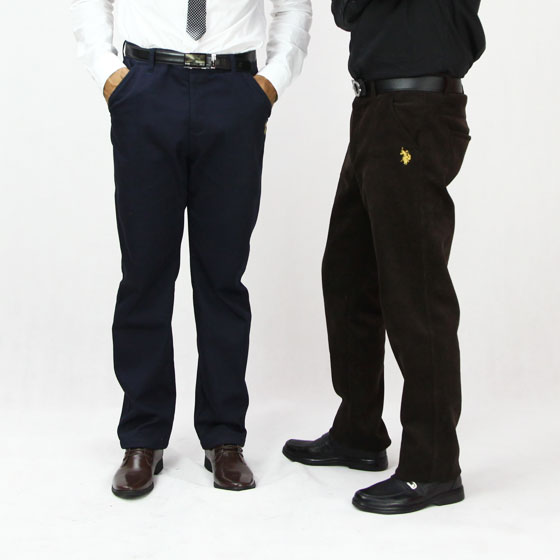 【清仓特价品】U.S.POLOASSN美国威廉绒防护男裤·2条·男-不退换