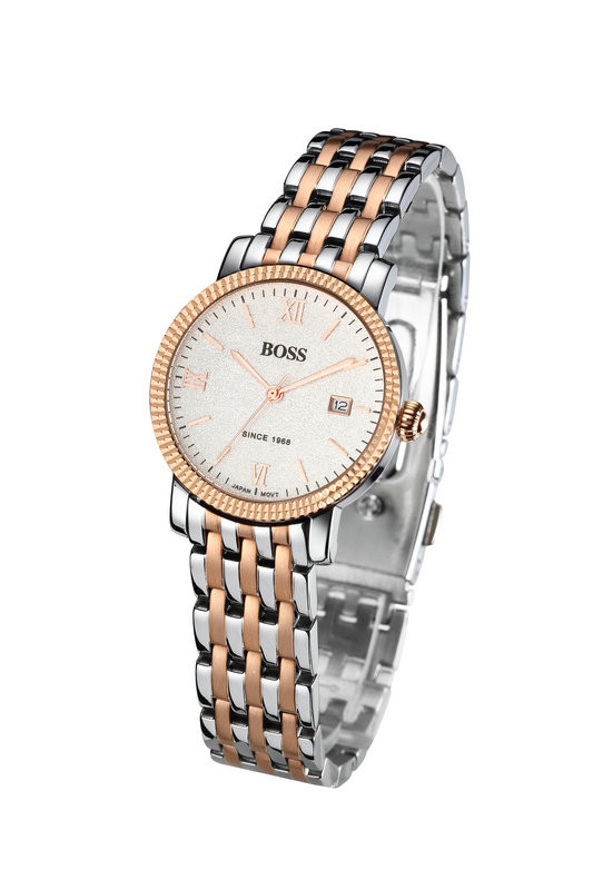 boss紫荆花系列情侣腕表女