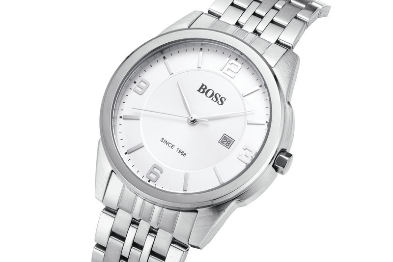 boss时尚大气白色腕表