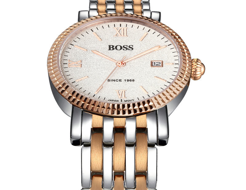 boss紫荆花系列情侣腕表女