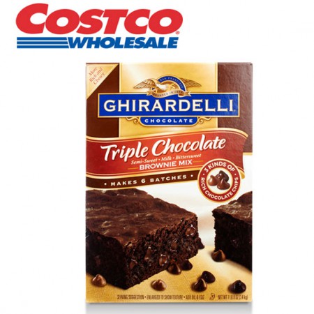 海外购美国costco巧克力布朗尼预拌粉2.83kg 