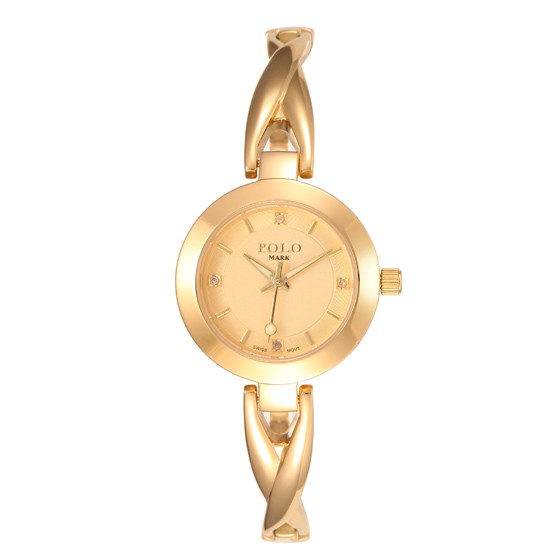 polomark时光典雅系列真钻手镯腕表新