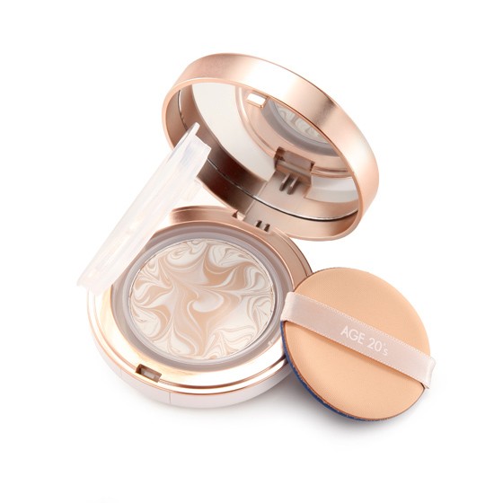 age 20s水凝光感精华焕颜霜(粉底霜 替换装2袋 精华素 面霜)