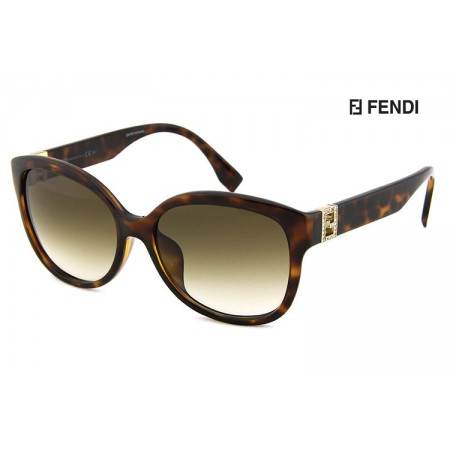 fendi芬迪奢华钻饰logo琥珀色太阳镜ff0069fsedjcc