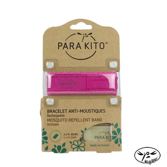 [帕洛驱蚊]法国进口驱蚊手环成人款-纯色 粉色