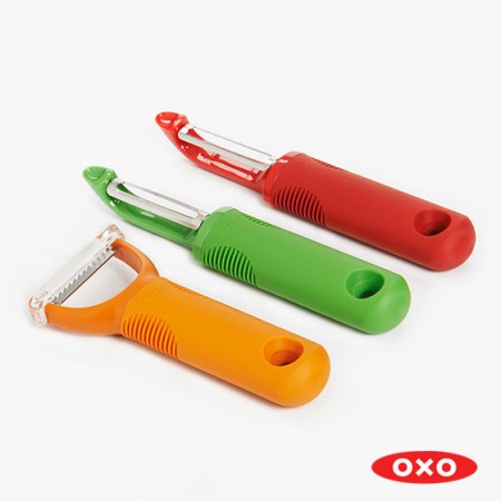 [OXO]削皮刀3件套（好握不滑手 锐利耐用）