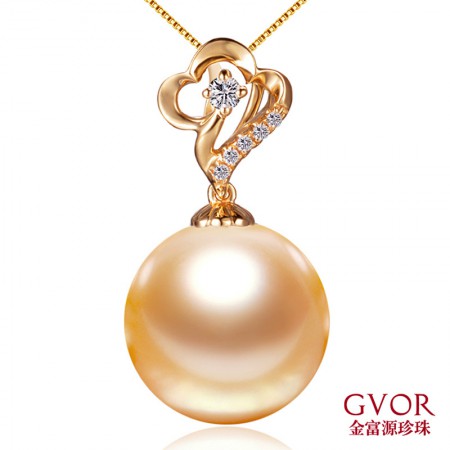     金富源佳丽12-13mm金珠吊坠18