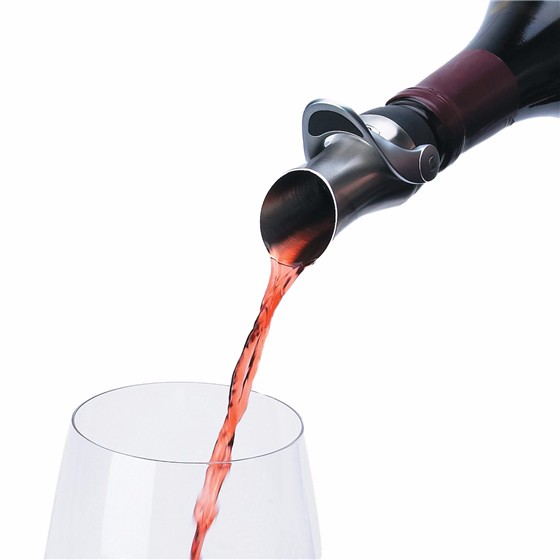 [OXO]二合一不锈钢红酒瓶塞倒酒器