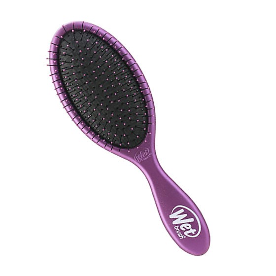 wet brush 魔法梳-按摩顺发干湿两用梳（居旅装） 紫色大+粉色小