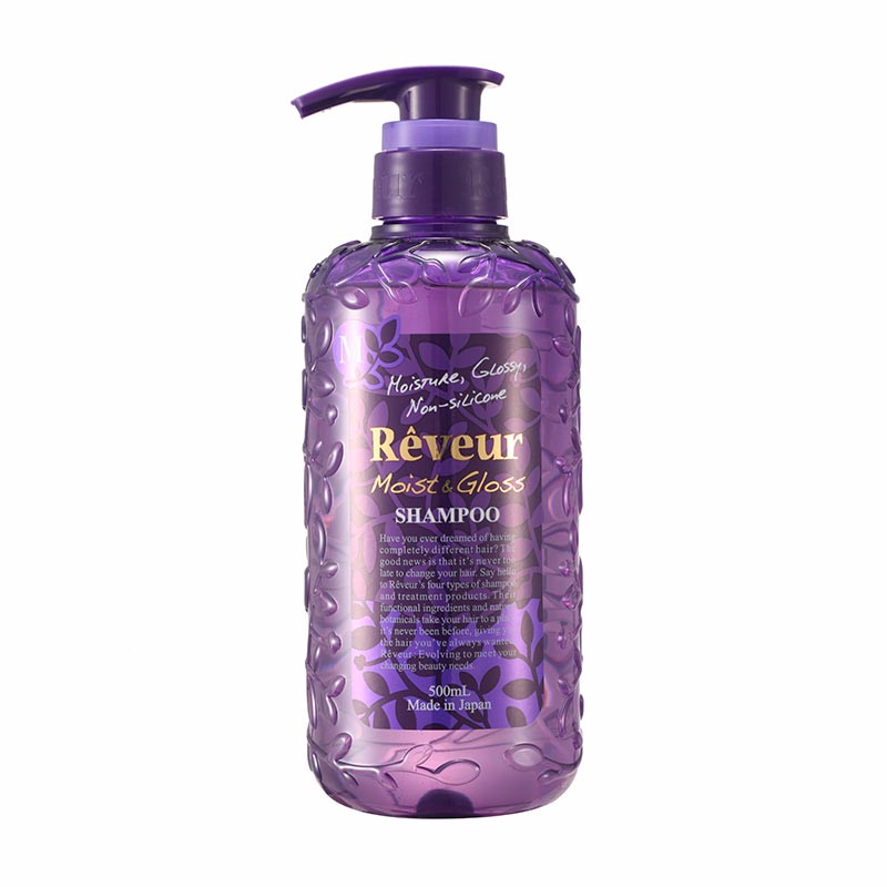 海外购日本Reveur无硅紫色果香型洗护套组 500ml*4