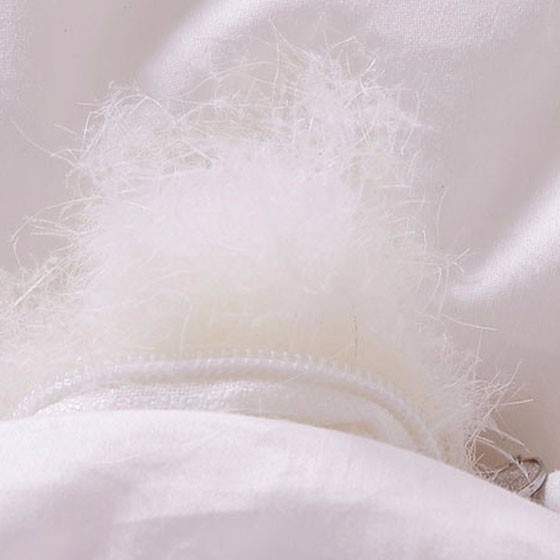 [莱薇]全棉加厚保暖70%白鸭绒被200*230cm