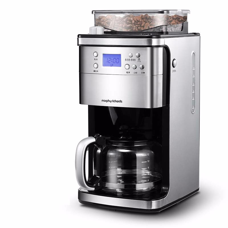 英国摩飞 美式家用全自动磨豆咖啡机mr4266