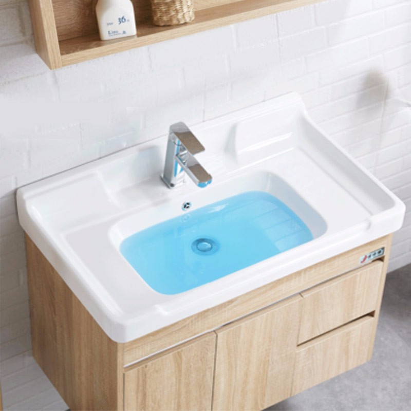 洁诗雅环保浴室柜100cm木纹灰