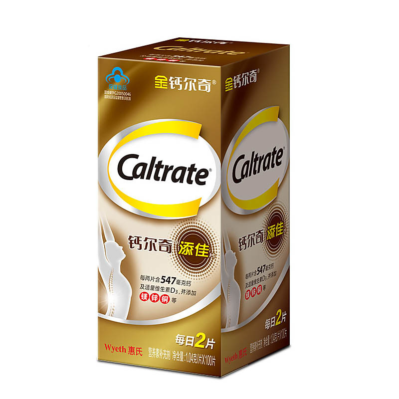 钙尔奇 （Caltrate）添佳片钙片·300片
