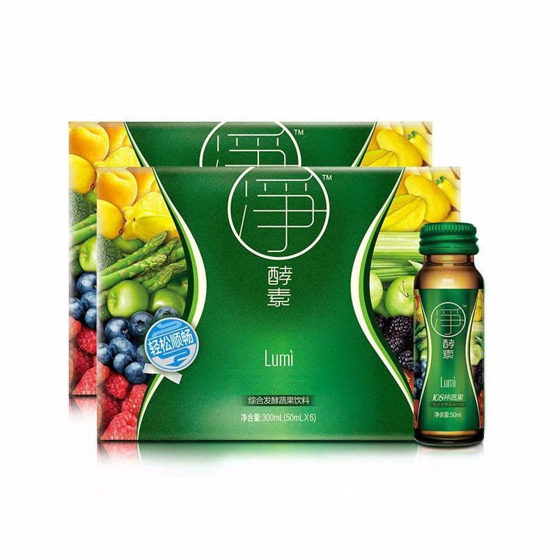 台湾进口Lumi 净酵素综合发酵蔬果饮料·12瓶