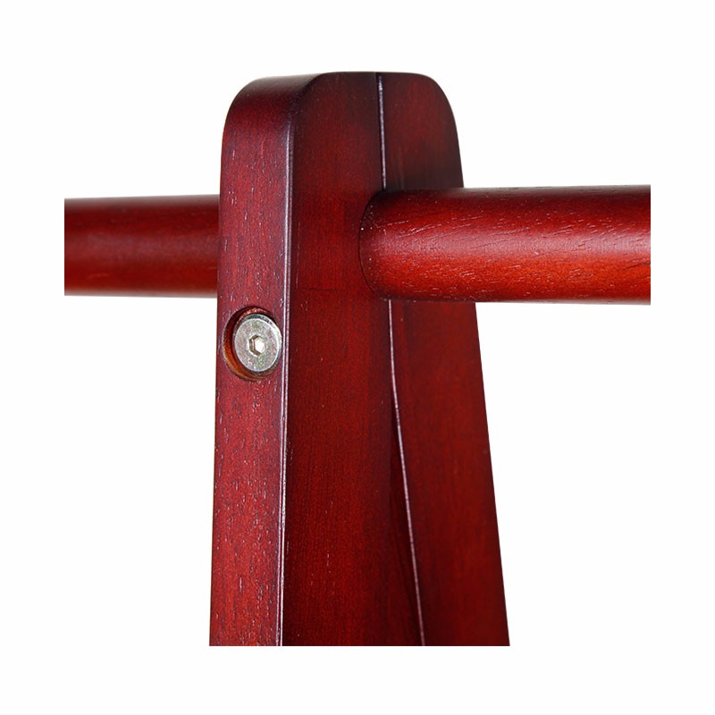 英国INNESS英尼斯 原装进口橡胶木多功能衣架·红紫