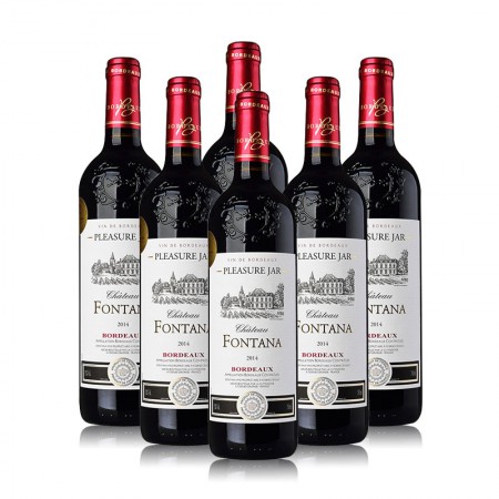 法国原装进口 富特城堡干红葡萄酒·750ml*6