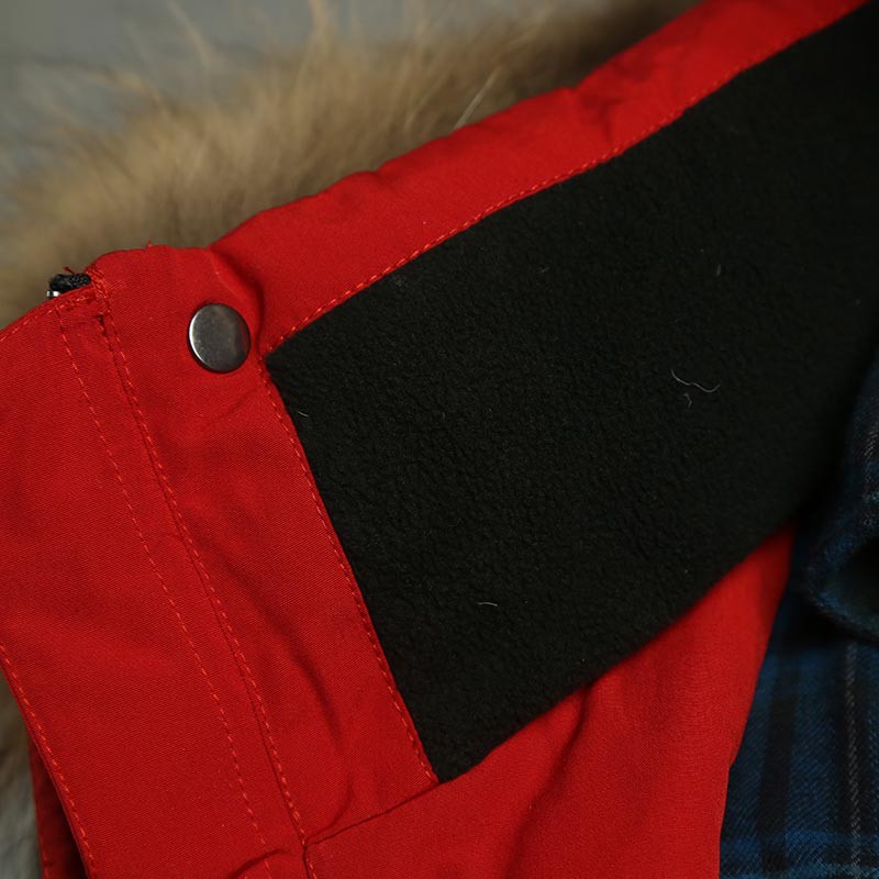 加拿大品牌SainDyfan三防95%白鹅绒服（厚款）·红色